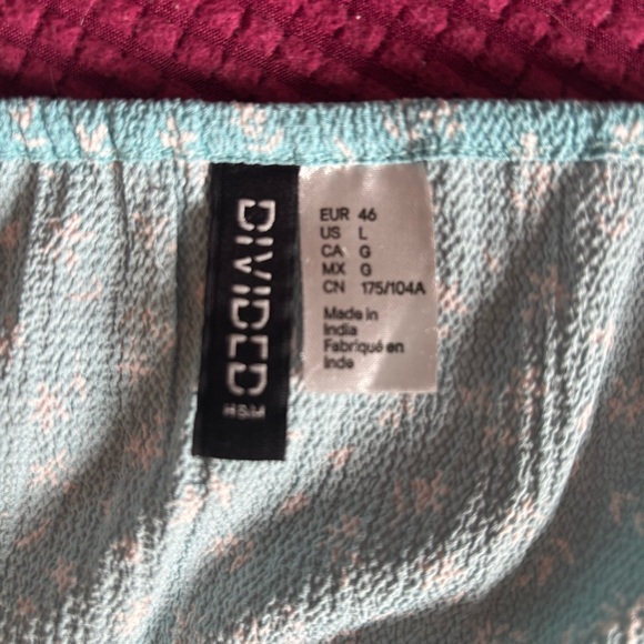 H&M Turquoise Floral Sleeveless Cutout Maxi Dress - Picture 7 of 8